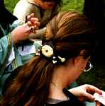 first clasp being worn